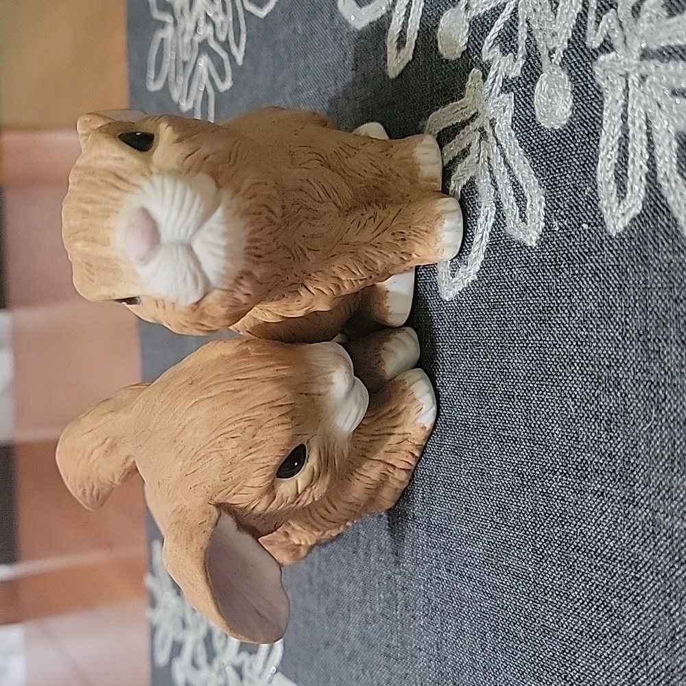 1988 Vintage River Shore Rabbit Snuggle 🐇 Babies 💖